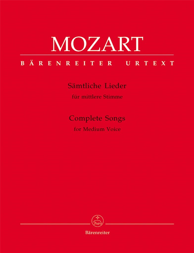 Samtliche Lieder Mezzo
